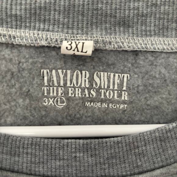 Taylor Swift Eras Tour Crewneck Pullover Sweatshirt Oversized - Picture 2 of 5
